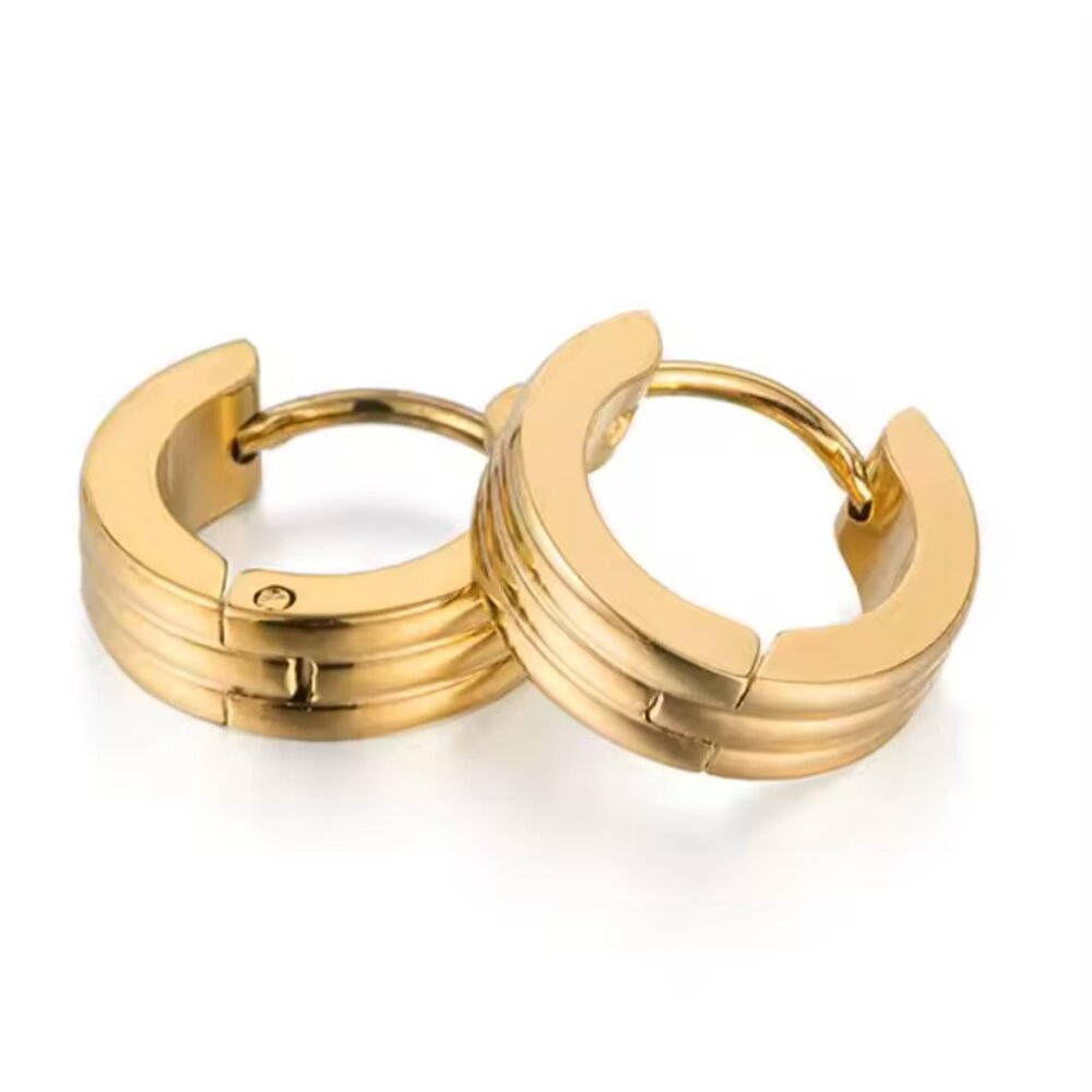Huggie Hoop Earrings Woman - Picture 5 of 6